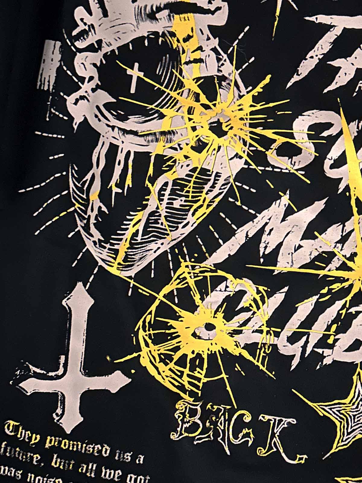 Urban Punk Layered Long-Sleeve Tee