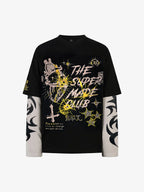 Urban Punk Layered Dr-Sleeve Tee