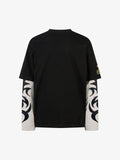Urban Punk Layered Dr-Sleeve Tee