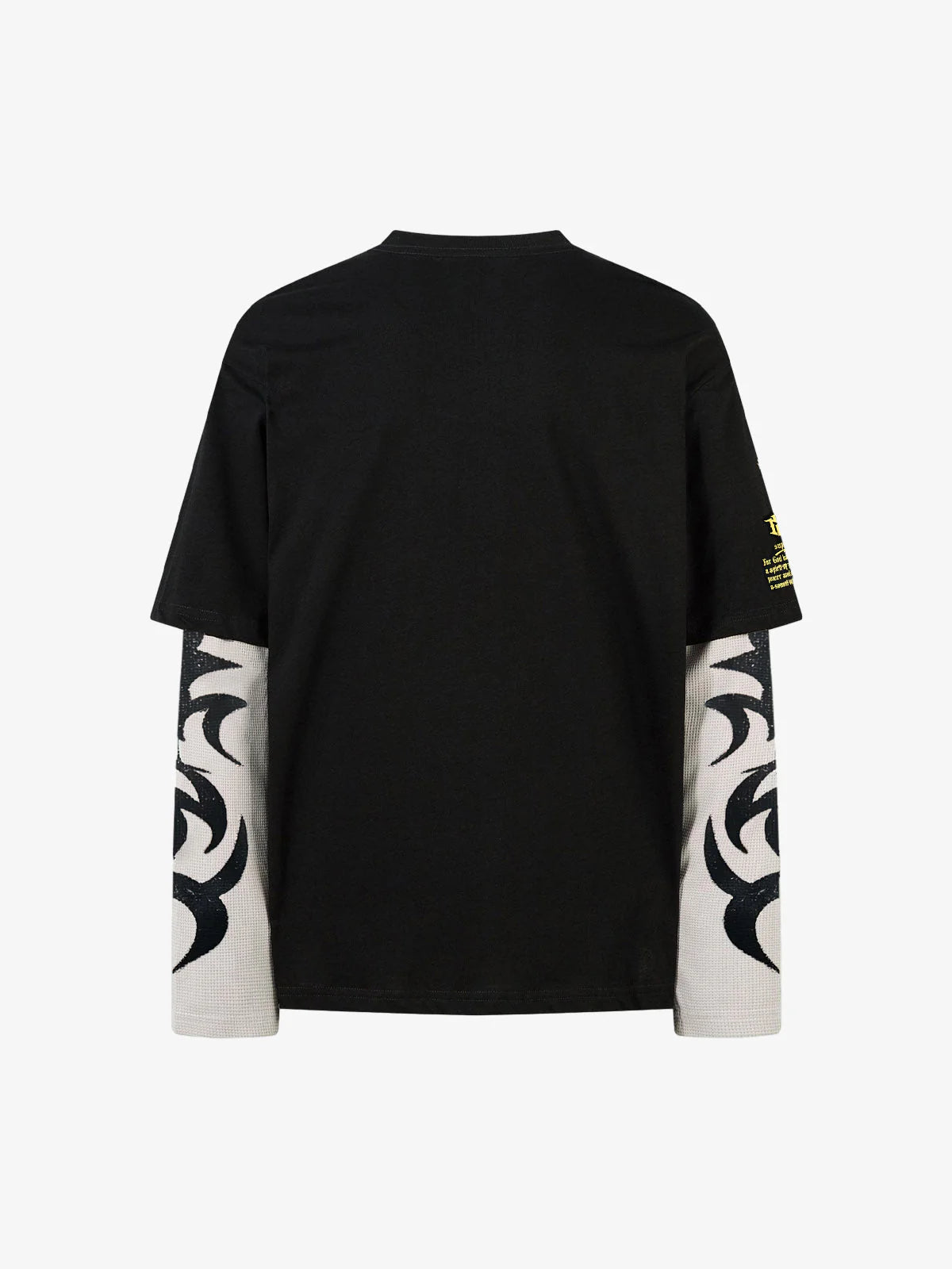 Urban Punk Layered Long-Sleeve Tee