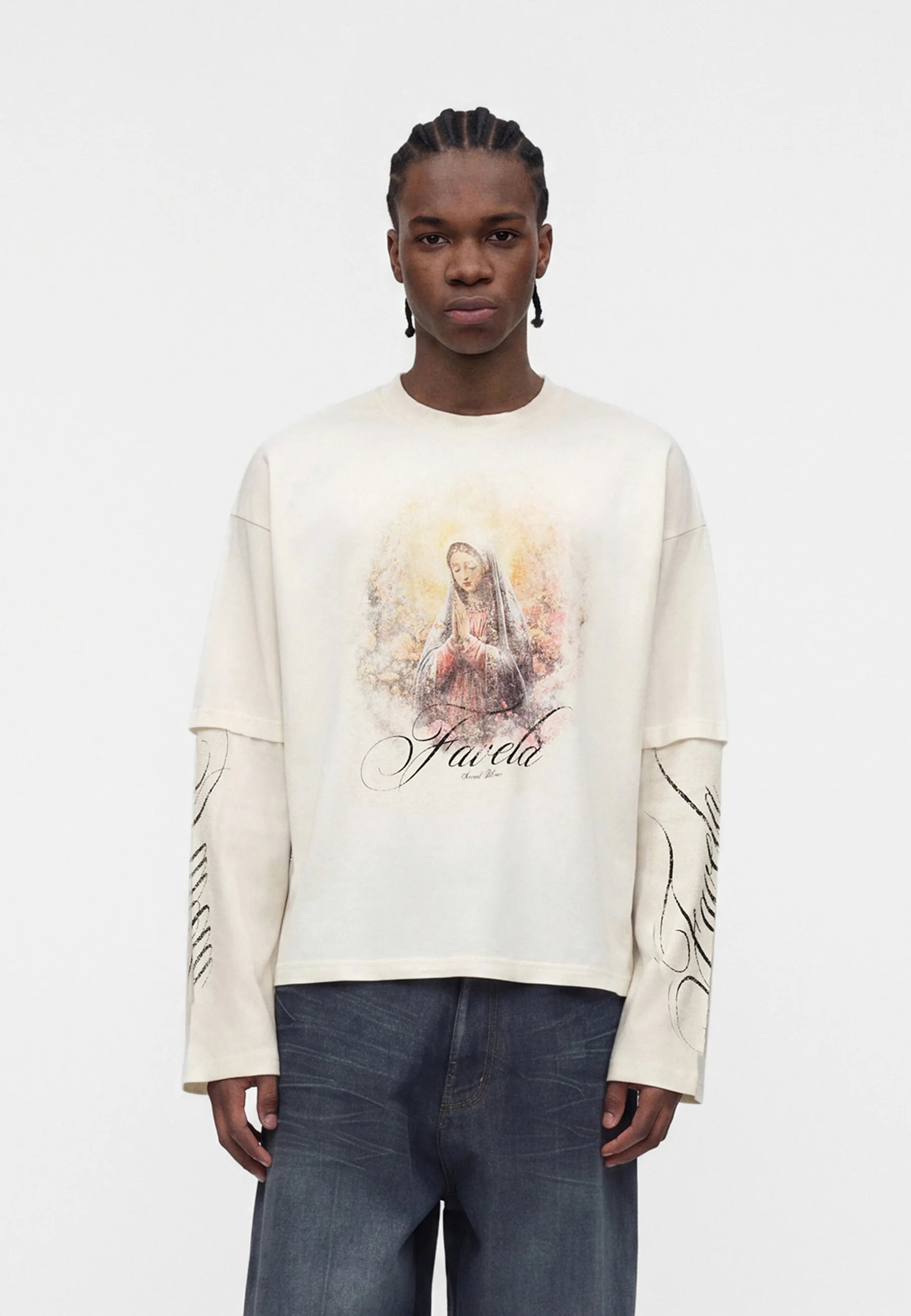 Divine White Streetwear Tee