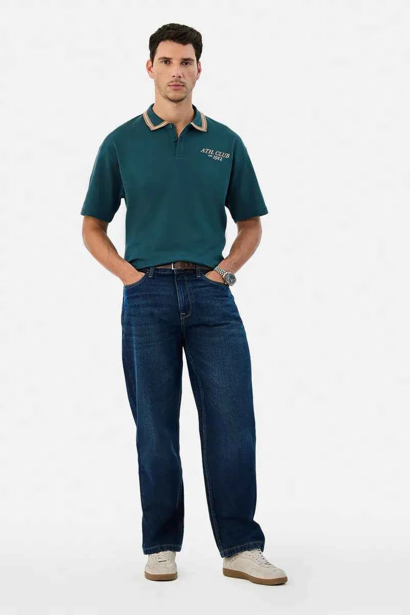 Ath Club Oversized Polo T-Shirt