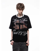 Saint Tears Studded Graphic Tee