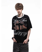 Saint Tears Studded Graphic Tee