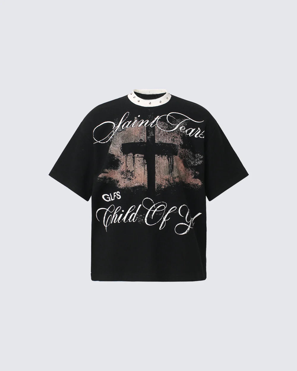 Saint Tears Studded Graphic Tee