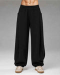 Premium Wide-Leg Utility Sweatpants