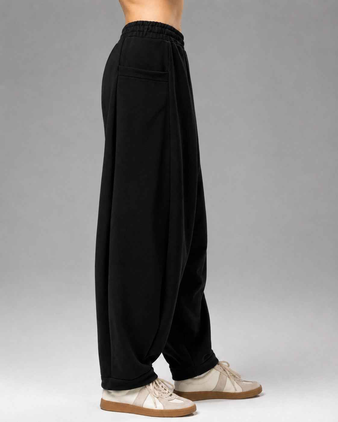 Premium Wide-Leg Utility Sweatpants