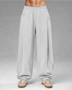 Premium Wide-Leg Utility Sweatpants