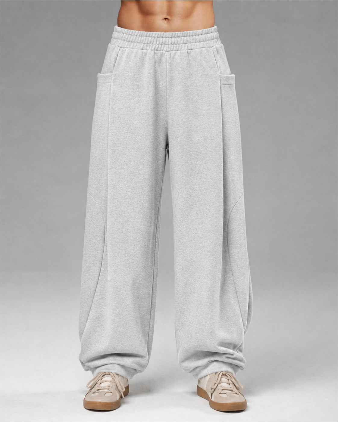 Premium Wide-Leg Utility Sweatpants