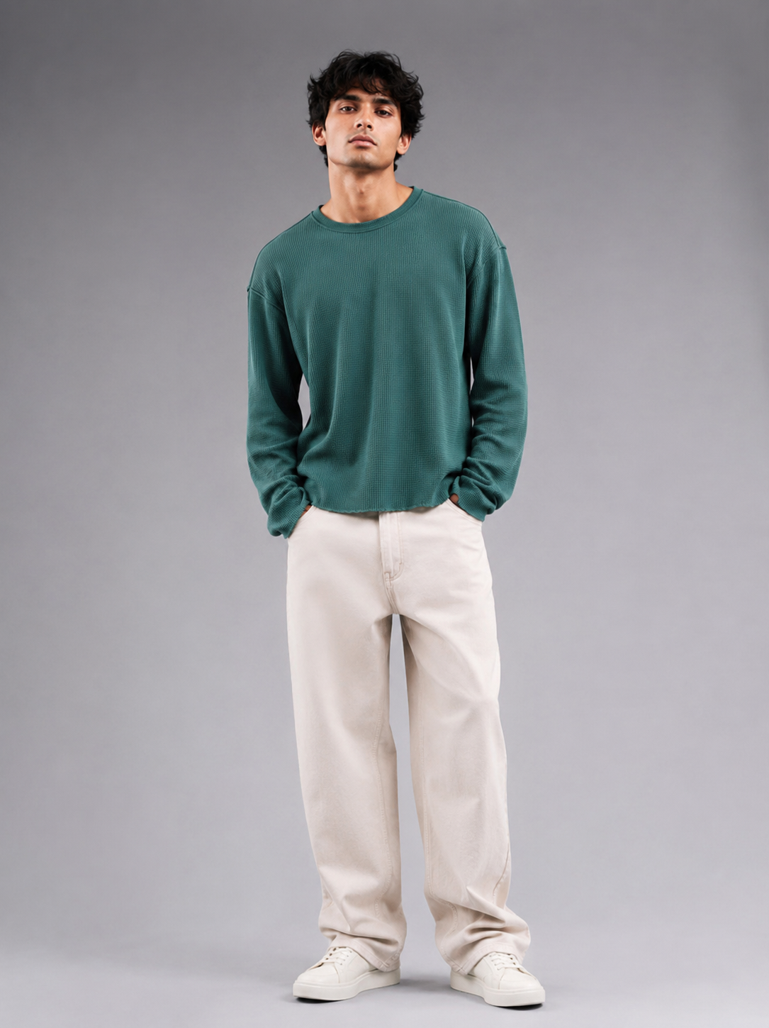 Waffle Full Sleeve Tee