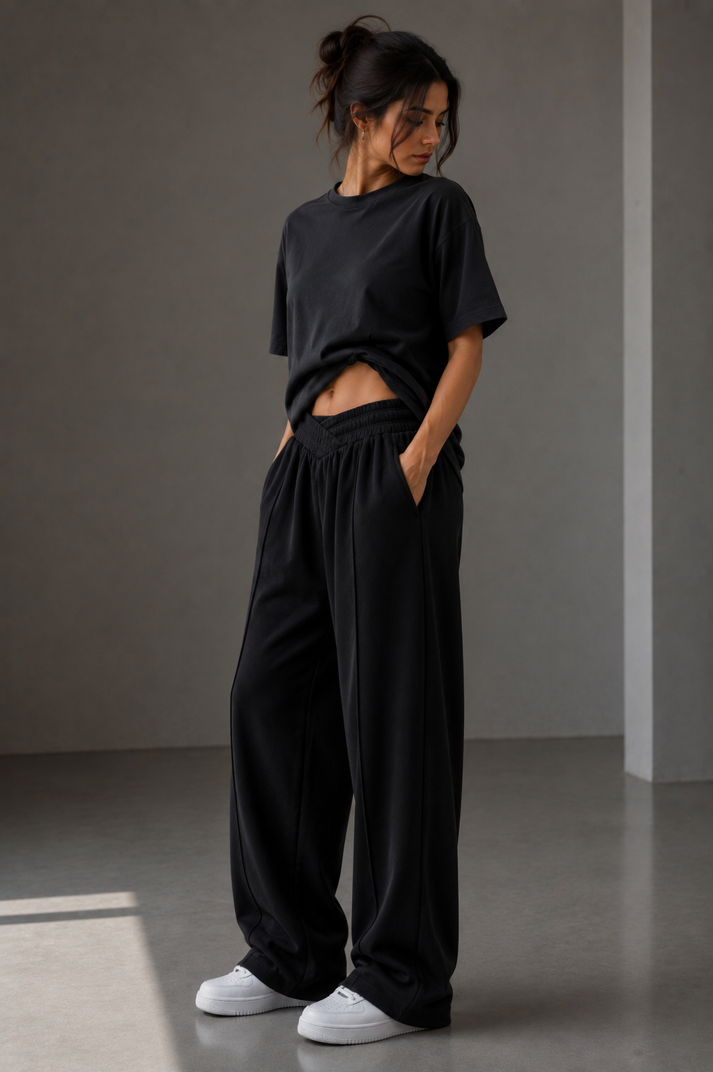 Cross Belt Sweatpant