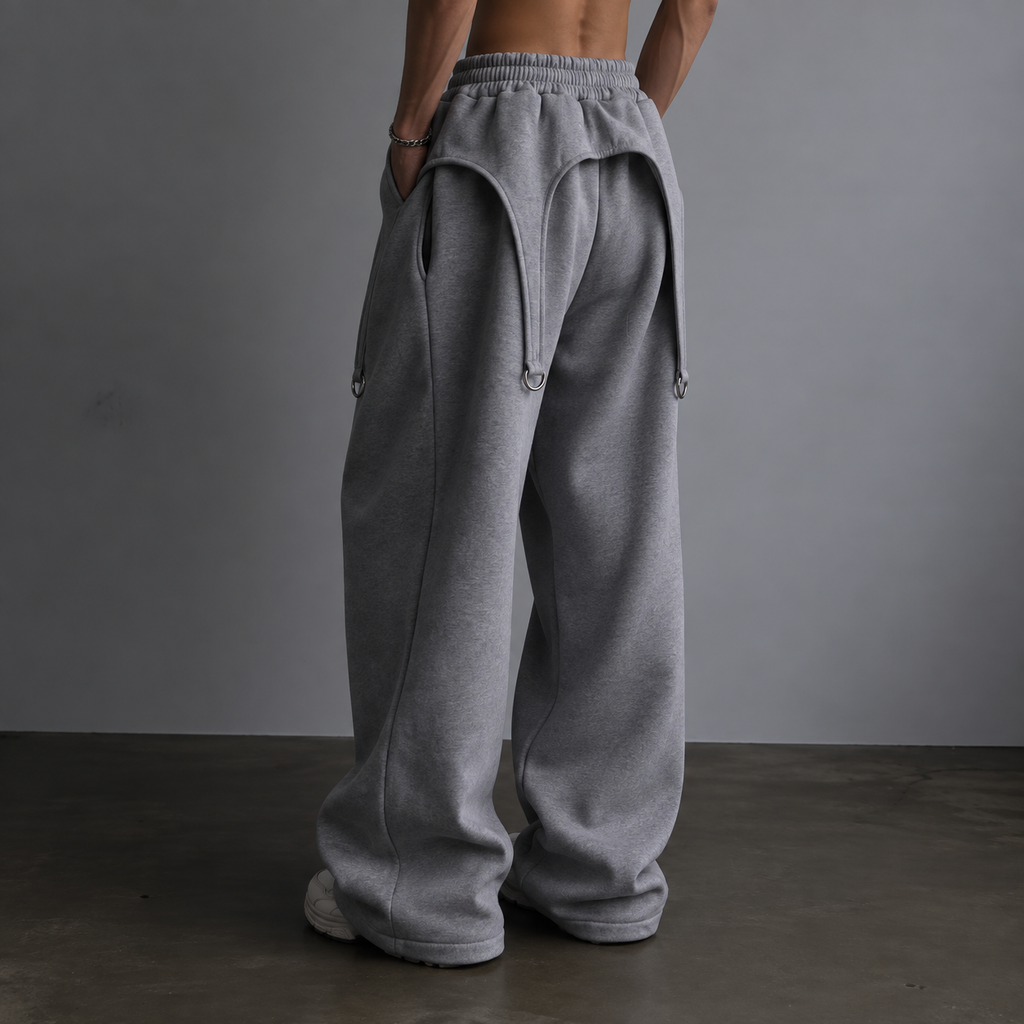 Silver Strap Flare Pant