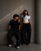 Silver Strap Flare Pant