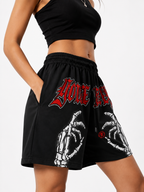 Skeleton Streetwear Shorts | HUMEC |