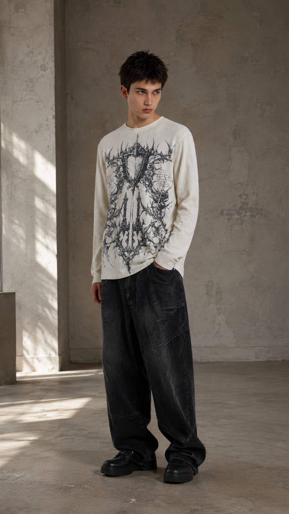Cross Graphic Tee |HUMEC|
