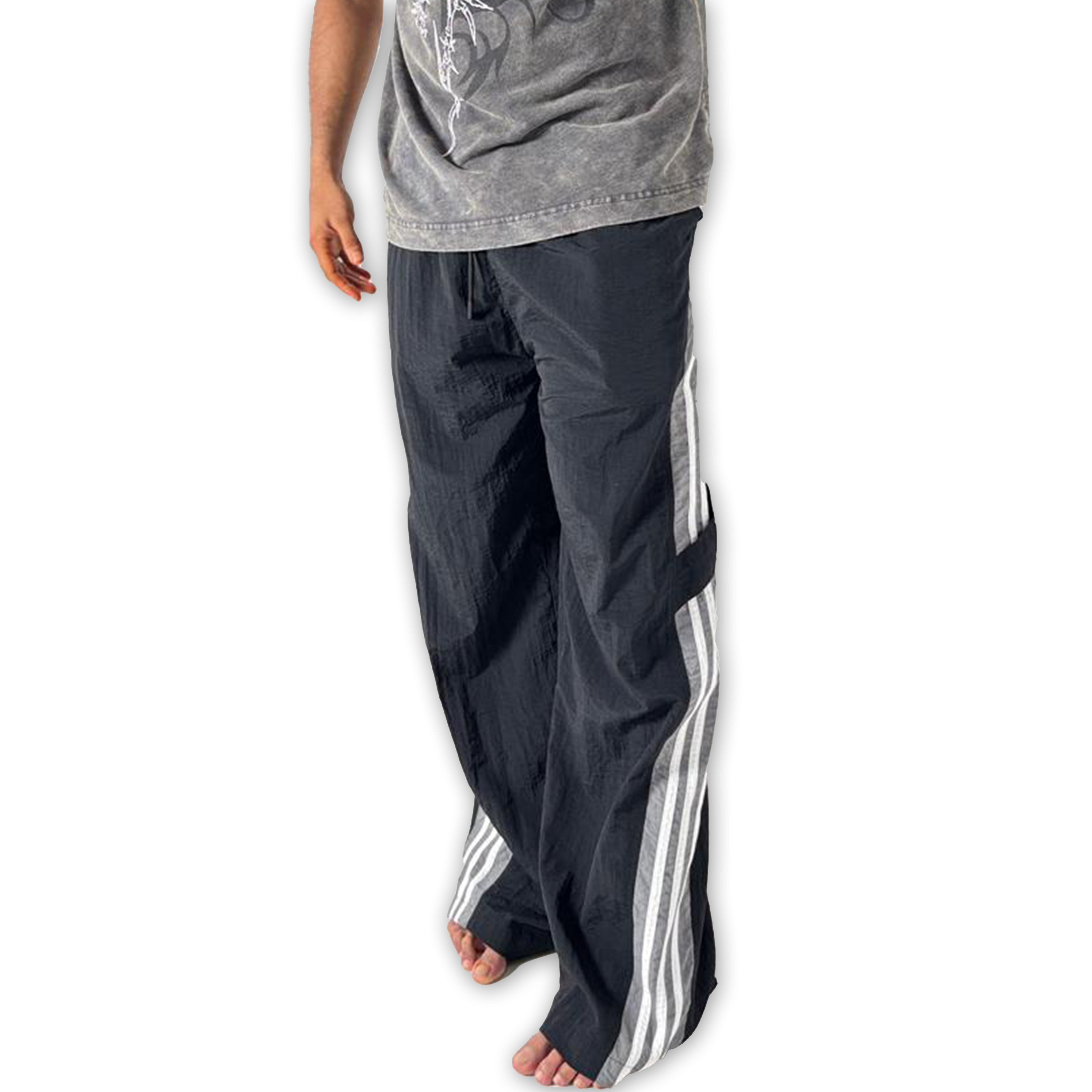 Classic striped parachute Pant
