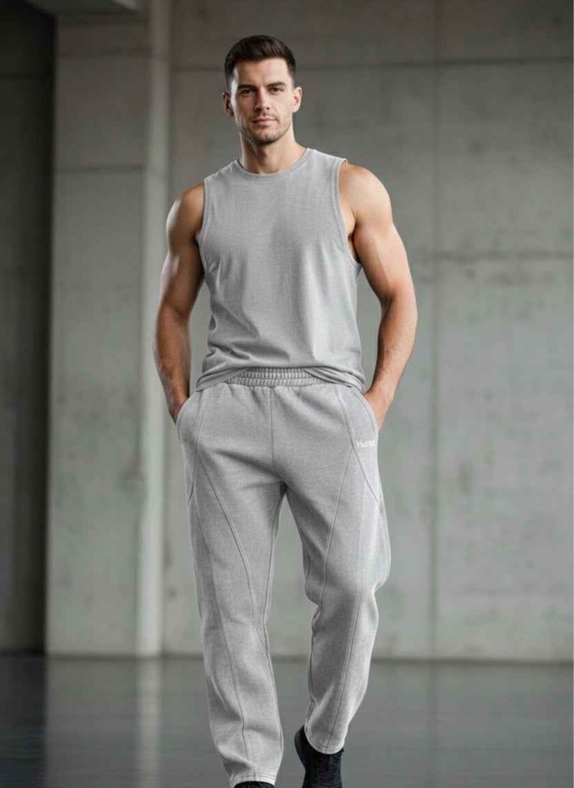 HUMEC 300 GSM French Terry Joggers – Double Silicone Bio-Wash | Heavyweight Premium Sweatpants