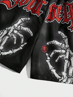 Skeleton Streetwear Shorts | HUMEC |