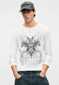 Urban Gothic Henley T-Shirt