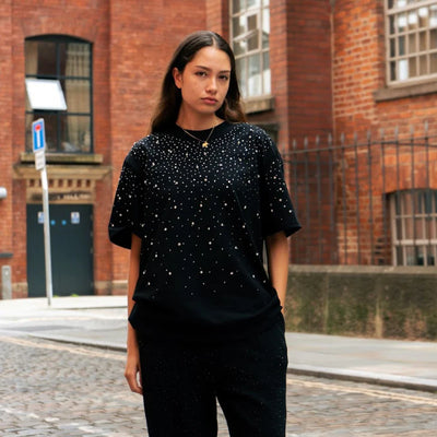 Glam Rhinestone Signature Tee