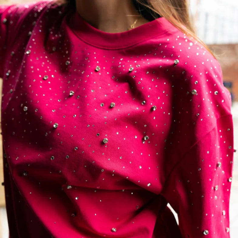 Glam Rhinestone Signature Tee