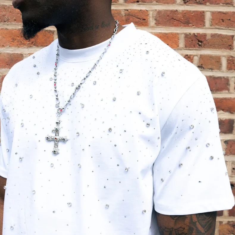 Glam Rhinestone Signature Tee