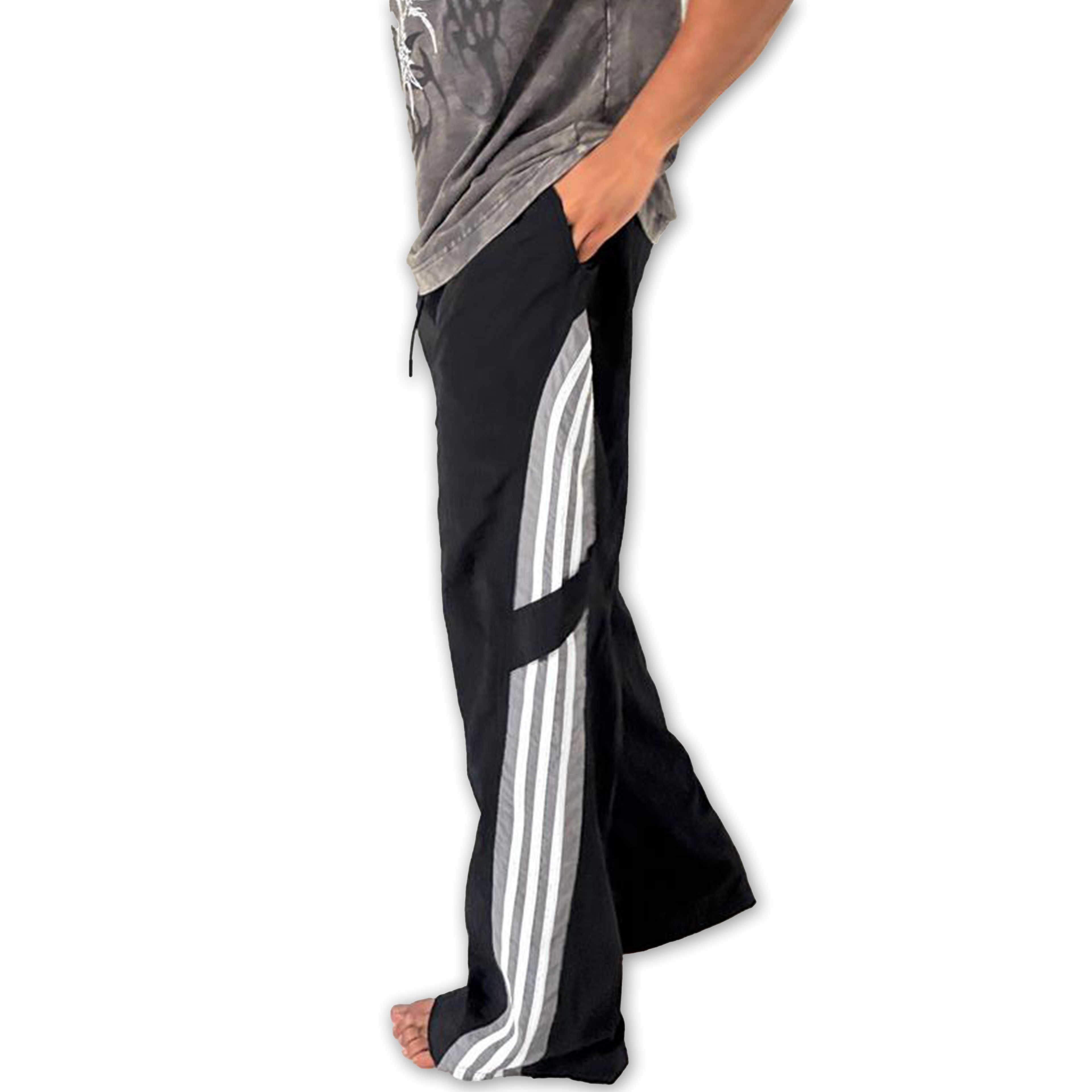 Classic striped parachute Pant