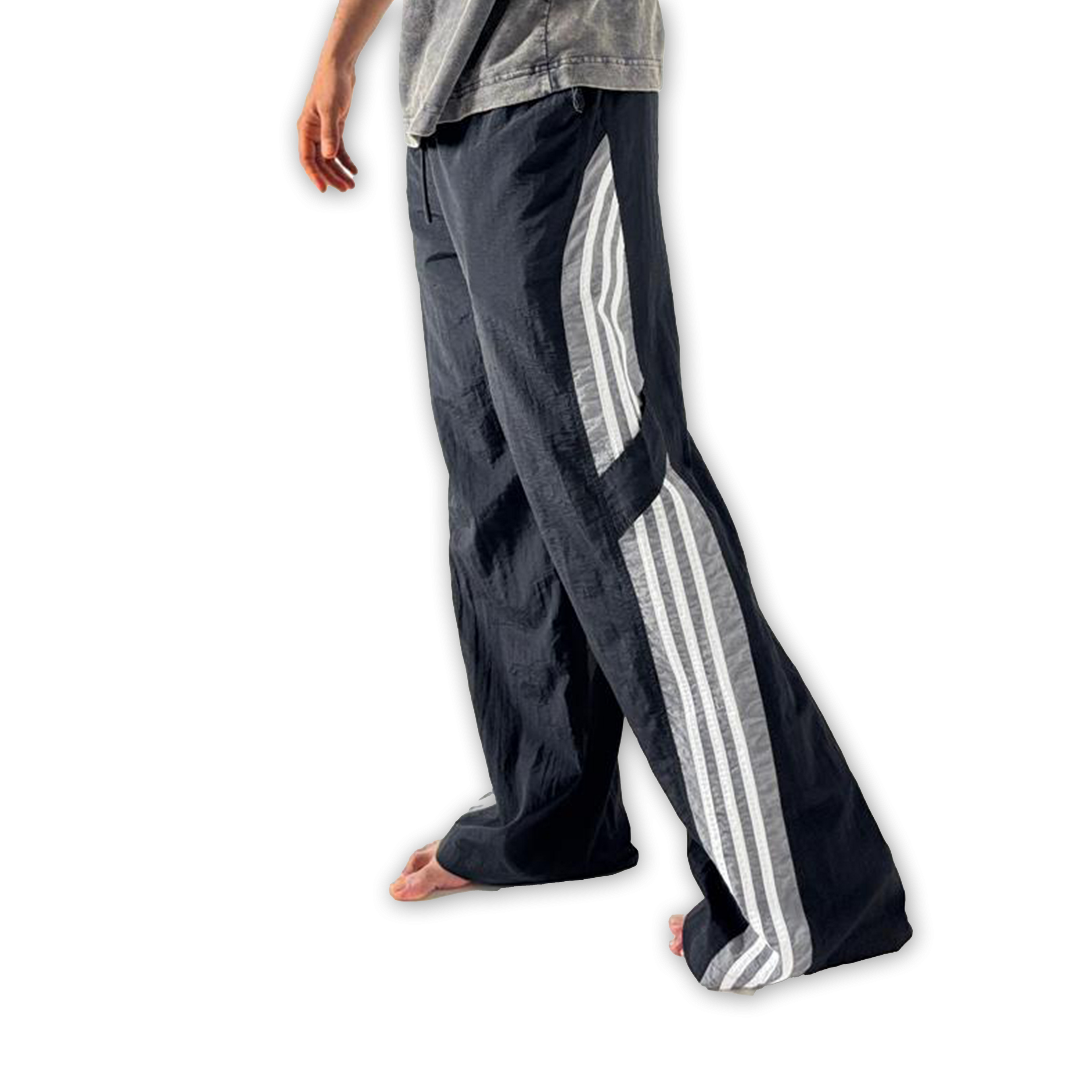 Classic striped parachute Pant