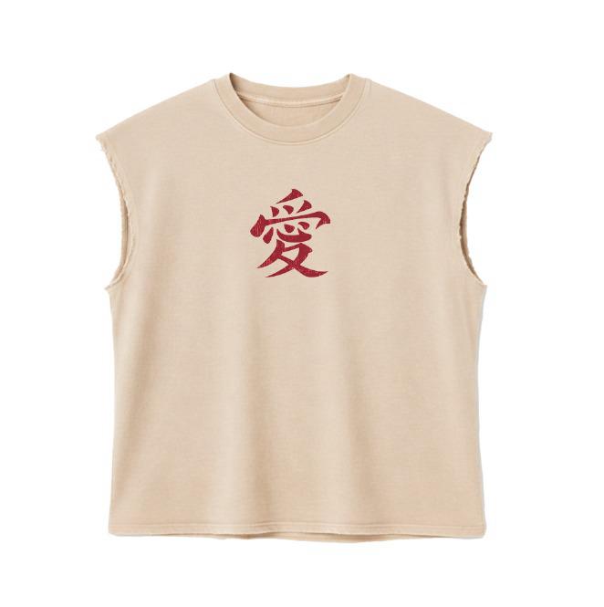 Back Printed Trendy Tank Top
