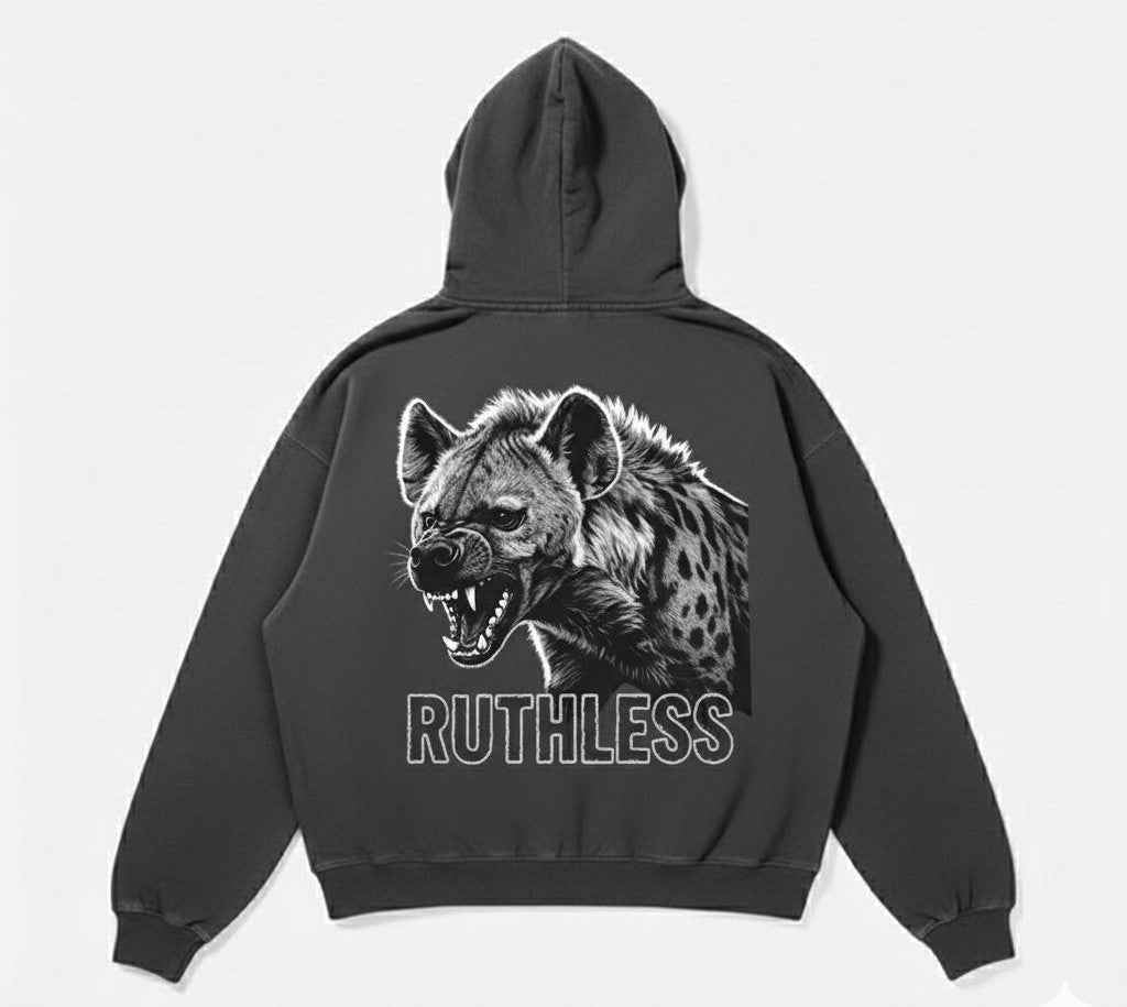 HUMEC Heavyweight Vintage Wash Hoodie - "Ruthless" Edition